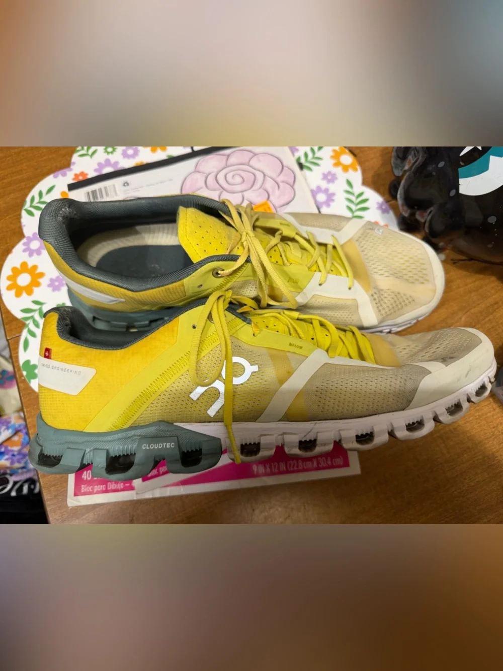 On Cloudflow Citrus & Sea sz 11.5